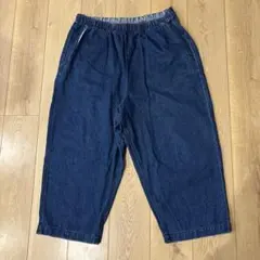 studioCLIP ダークブルー ワイドパンツ 4L テーパード