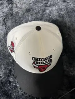 シカゴ・ブルズ キャップ ホワイト/ブラック