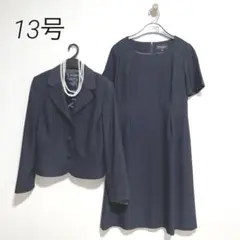 美品】Jours+ Espoir シャツワンピース 3L夏ワンピ ネイビー - メルカリ