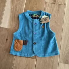 新品タグ付き　RAG MART ベスト フリース 90 ブルー