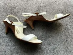 ✨ Salvatore Ferragamo レザーサイドサンダル　23.5✨のサムネイル