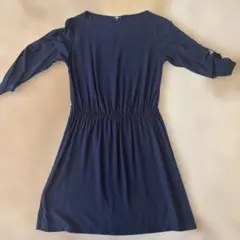 UNIQLO 黒長袖チュニックS ２枚目袖口一ヶ所色落ちの為お安くしてます。