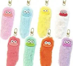 カラフル ファー キーホルダー 8個セット