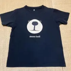 mont-bell クマ顔プリント Tシャツ 130