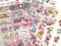 【訳あり】ハローキティ　シール　4枚セット