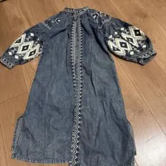 新品　CIAOPANIC TYPY キッズ　刺繍 ワンピース 110-120のサムネイル