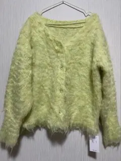 ウール混シャギーカーディガン｟mystic｠