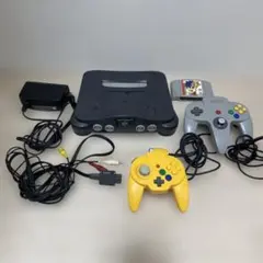 NINTENDO64 本体 コントローラー2個 ゲームソフト付き