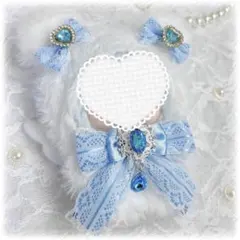 ぬい服　10cm 11cm 水色　青　ブルー　羽つき