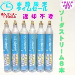 6月16日まで(空)drinkmate 炭酸水メーカー用ガスボンベ 14本セット