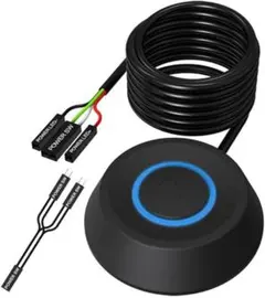 【ケーブル長2ｍ・新品未開封】外部デスクトップPC電源スイッチ