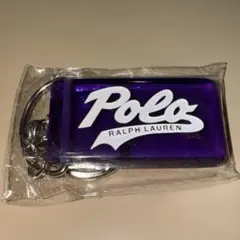 ◎未使用品PoloRalphLauren ポロラルフローレン キーホルダー薄紫色
