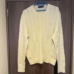 Polo Ralph Lauren ケーブルニットセーター XXL アイボリー