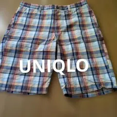 UNIQLO チェック柄 ショートパンツ
