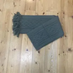 LACOSTE オリーブグリーン マフラー