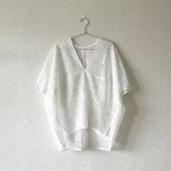 AMERICAN HOLIC レースコクーンプルオーバー《ホワイト》のサムネイル