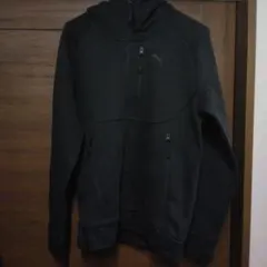 【新品未使用】PUMA フルジップ フード付き パーカー M ブラック