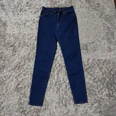 GU スキニーデニム ダークブルー 67