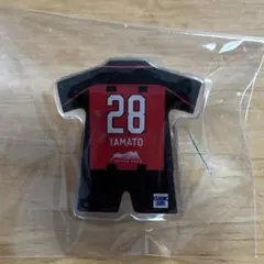 コンサドーレ札幌　岡田大和　26/27ユニ型ピンバッジ　ガチャコン