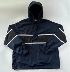 NIKE 90s 白タグ アノラックパーカー M ネイビー×ブラック