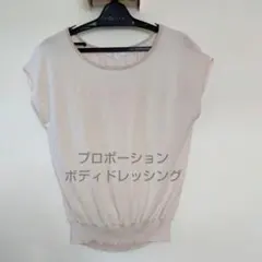 PROPORTION BODY DRESSING ノースリーブ ニット ブラウス