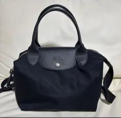 Longchampロンシャン Sサイズ ブラック ナイロンショルダーバッグ