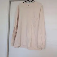 UNIQLO U 長袖Tシャツ L ベージュ