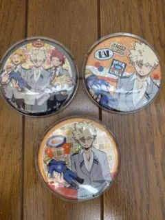 僕のヒーローアカデミア 爆豪勝己 缶バッジ 3点セットのサムネイル
