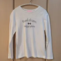 メゾピアノ 長袖Tシャツ　160cm 長袖カットソー ロンT　白