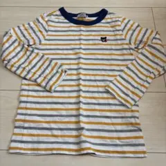 DOUBLE.B 長袖Tシャツ　ダブルビー　ロンT ボーダー　ミキハウス