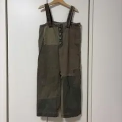 [チャオパニック］パッチワーク オーバーオール