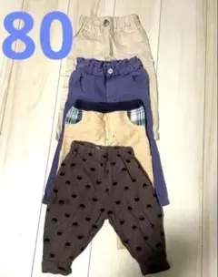 ベビー服 パンツ 4点セット 80センチ　ムージョンジョンなど