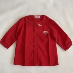 MikiHouse ミキハウス 赤 丸えり