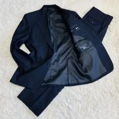 BURBERRY バーバリー メンズスーツ セットアップ ネイビー ストライプ