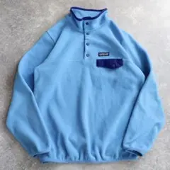 2015年 Patagonia シンチラ スナップT フリース 青 スカイブルー