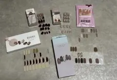 ネイルチップ・ネイルシールまとめ売り（使いかけ）