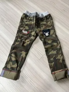 ダブルB ストレッチデニム　迷彩パンツ　110cm