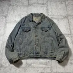 00s Old NavyデニムジャケットGジャンインディゴブルー色落ち古着XLのサムネイル