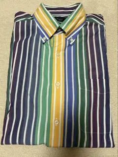 Kent ストライプ 半袖シャツ Lサイズ マルチカラー