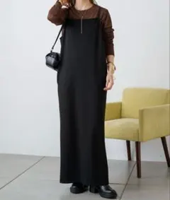 omekashi オメカシ onf オンフ キャミソールワンピース 38ブラック