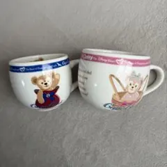 ディズニーシー ダッフィー シェリーメイ スーベニアマグカップ 2個