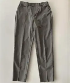 GU ジーユー テーパードアンクルパンツ グレー灰色 レディースMサイズ