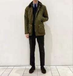 Barbour BEDALE SL シェイプメモリー ジャケット OLIVEのサムネイル