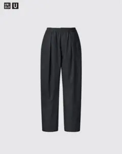 UNIQLO Uワイドフィットパラシュートカーゴパンツブラック