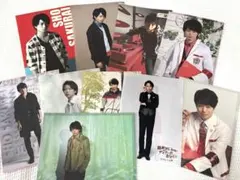 美品 新品未使用 嵐 櫻井翔 クリアファイル 10枚 謎解きはディナーのあとで