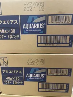 AQUARIUS アクエリアス パウダー 48g×30袋入✖️4箱 - メルカリ