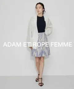 ADAM ET ROPEアダムエロペファム　シアーコットンシャツジャケットのサムネイル