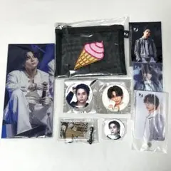 INI 西 洸人 グッズ まとめ売り 缶バッジ ガチャ ポーチ セット