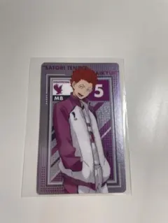 ハイキュー　メタリックカード　天童覚