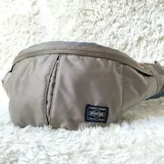希少✨廃盤色 PORTER タンカー ボディバッグ シルバーグレー L